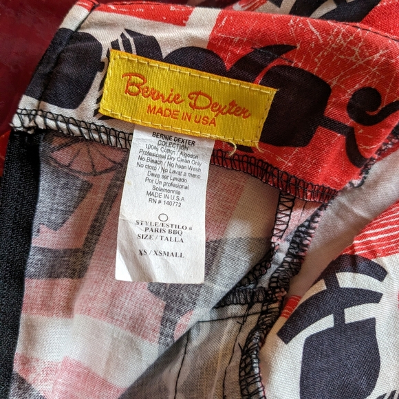 Bernie Dexter TammieW Barbecue BBQ Dress XS - Picture 5 of 6
